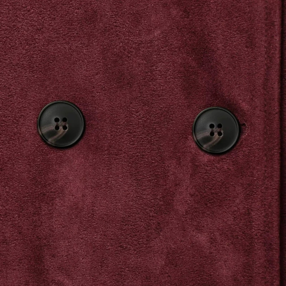 ZARA Double Breasted Stand Collar Belted Trench Coat - Picture 3 of 4